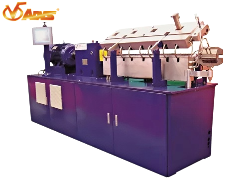 Prezzo buono Estruttore a vite gemelle su scala di laboratorio con diametro di vite da 27 mm e disegno a canna divisa per 380V di tensione industriale in linea