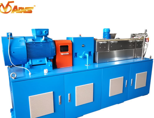 Prezzo buono Laboratorio Co Rotante Extruder a doppia vite di 27 mm Diametro della vite Velocità massima da 750 a 1500 giri al minuto 18,5 a 37 kW Motore di azionamento per la produzione ad alta produzione in linea