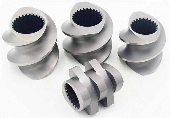 Good price W6Cr5Mo4V2 blocco d'impastamento, elementi a spirale dell'estrusore a vite del gemello della scanalatura in linea
